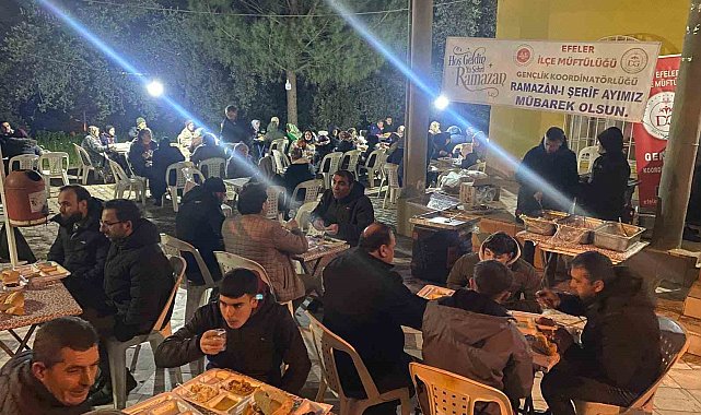 Efeler'de 'Mahallece İftardayız' programı vatandaşları buluşturdu