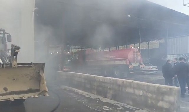 Gaziantep'te biber fabrikasında korkutan yangın