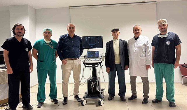 Hayırseverden MEAH'a Dijital Renkli Doppler Ultrasonografi cihazı bağışı