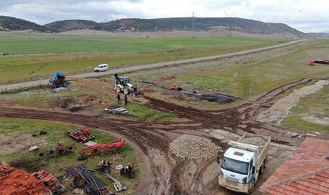 İnönü'de mahalle içi yollar yenileniyor