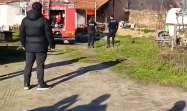İpsala'da tek katlı evde çıkan yangın korkuttu