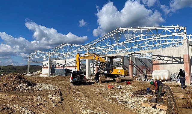 Kandıra Fındık Deposu'nda yapısal imalatlar tamamlandı