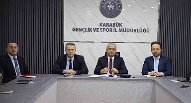 Karabük'te gençlik ve spor çalışmaları masaya yatırıldı