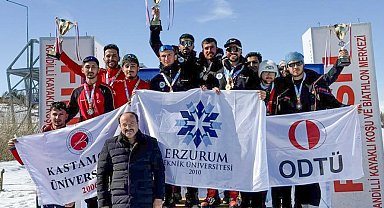 Kastamonu Üniversitesi, Kış Spor Oyunları'nda Türkiye ikincisi oldu