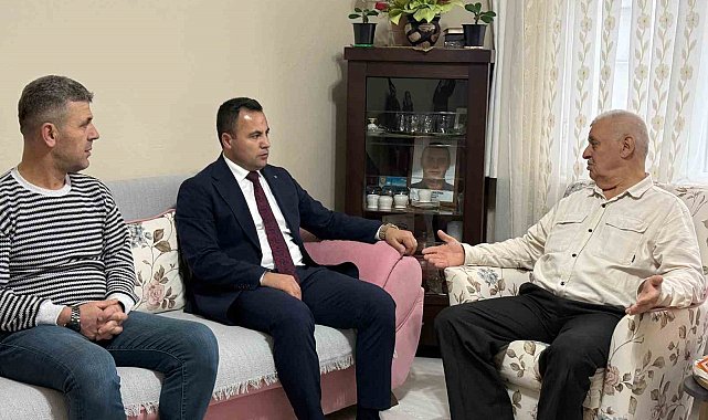 Kaymakam Uzan'ın ilk ziyareti şehit ailesi oldu