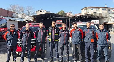 Kocaeli Büyükşehir İtfaiyesi, taşkın riskine karşı Edirne'de