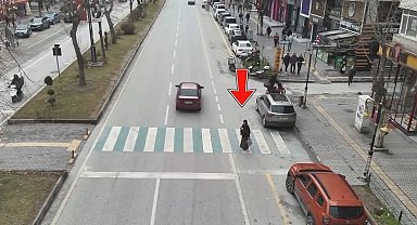 Kütahya'da dron destekli trafik denetimi, kural ihlali yapan sürücülere ceza