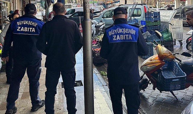 Manisa Büyükşehir'den Salihli'de kaldırım denetimi