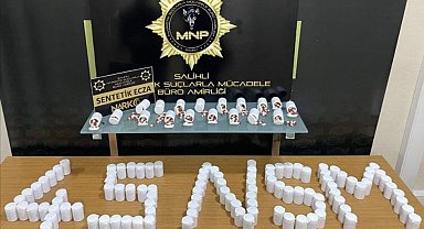 Manisa'da 14 bin 866 adet sentetik hap ele geçirildi