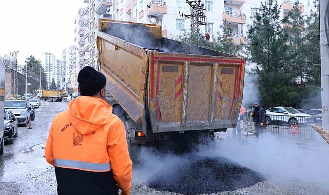 Mardin Büyükşehir Belediyesinden asfalt seferberliği