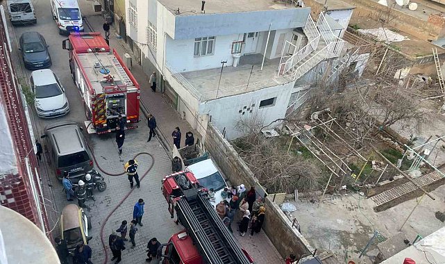 Mardin'de apartman dairesinde çıkan yangın söndürüldü