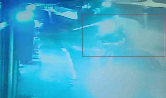 Motosikletli gencin hayatını kaybettiği kaza kamerada