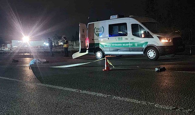 Mustafakemalpaşa'da aracın çarptığı yaya hayatını kaybetti