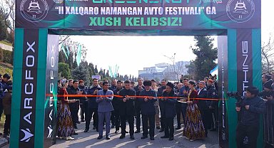 Namangan Otomobil Festivali'ne büyük ilgi
