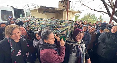 Öldürülen 2 çocuk annesi son yolculuğuna uğurlandı