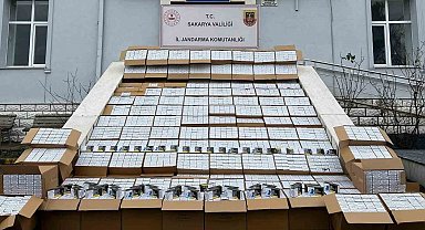 Sakarya'da kaçakçılara jandarma operasyonu: 3 ilçede 5 şüpheli gözaltına alındı