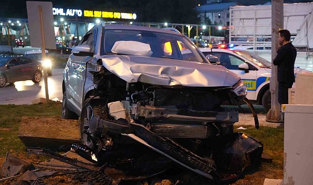 Samsun'da SUV tipi araçlar çarpıştı: 2 yaralı