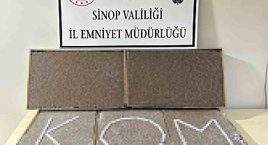 Sinop'ta 27 bin dal dolu makaron ele geçirildi