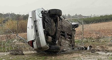 Tarsus'ta yağış kazaya neden oldu