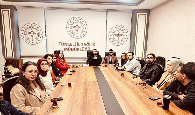 Tunceli'de sağlık çalışanlarına hizmet içi eğitim