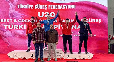 U20 Serbest Güreş Türkiye Şampiyonası'nda ikinci gün tamamlandı