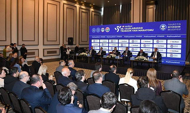 Uluslararası Trabzon Yarı Maratonu'nun tanıtım toplantısı yapıldı