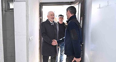 Yangında evini kaybeden aileye yeni yuva