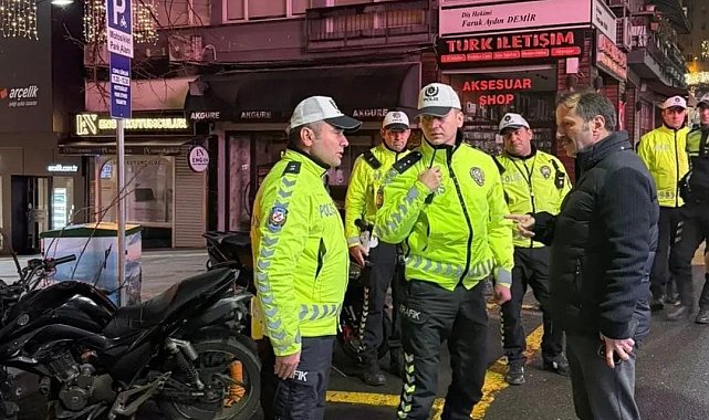 Yaya yolunu kullanan sürücülere ceza