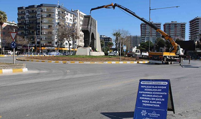 Yeni Dörtyol Köprülü Kavşağı Projesi'nde çalışmalar başladı