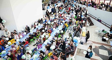 Yıldırım'da minikler için iftar vakti
