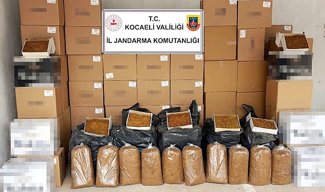 1 milyon TL değerinde bandrolsüz makaron ve kaçak tütün ele geçirildi