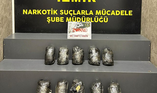 'Alis' tepki verdi, araçtan 10 kilo uyuşturucu çıktı