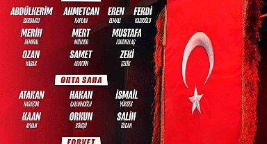 A Milli Futbol Takımı'nın, FIFA Dünya Kupası play-off maçları kadrosu açıklandı