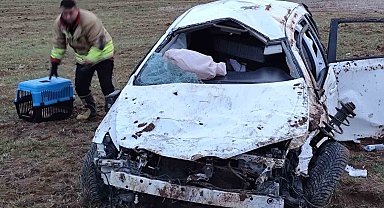 Afşin-Göksun karayolunda kaza: 2 yaralı