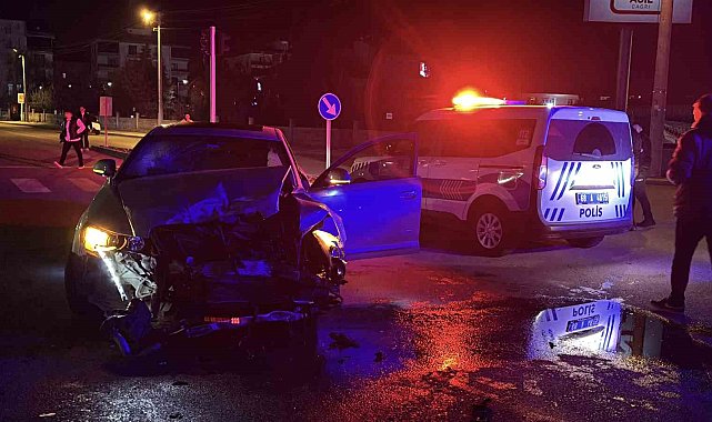 Aksaray'da kuzenler çarpıştı: 1 yaralı
