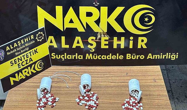 Alaşehir'de sentetik hap operasyonu: 1 tutuklama