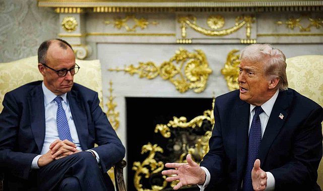 Almanya Başbakanı Merz, Beyaz Saray'da Trump ile bir araya geldi