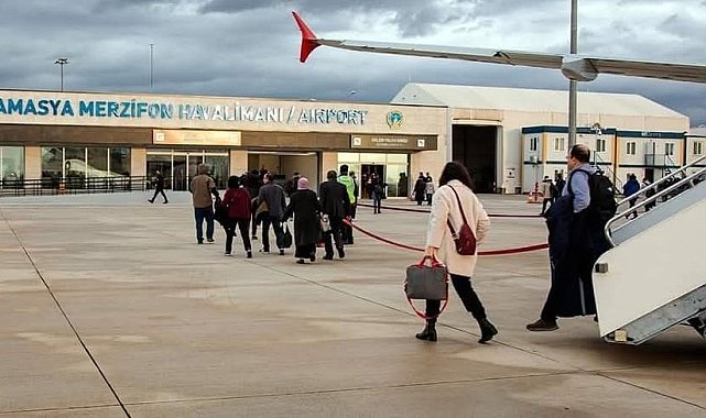 Amasya Merzifon Havalimanı'ndan şubatta 11 binden fazla yolcu uçtu