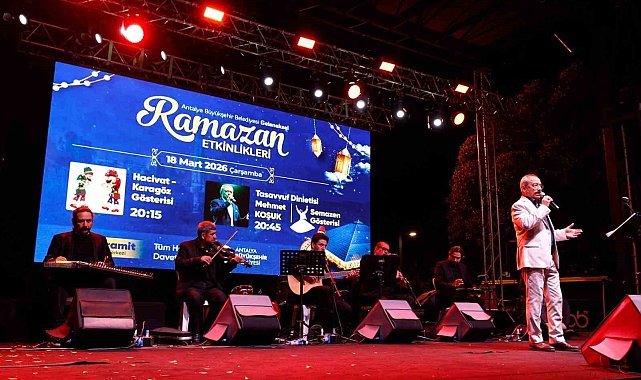 Antalya Büyükşehir Belediyesi'nin Ramazan etkinlikleri yoğun ilgi gördü