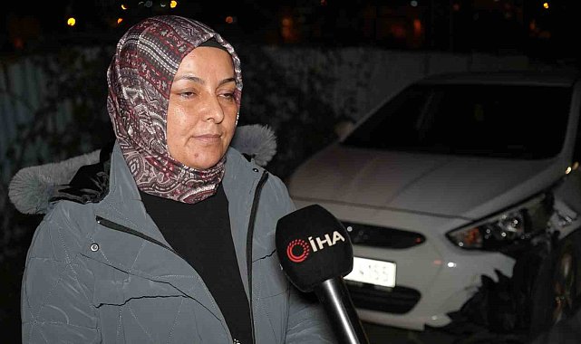 Arnavutköy'de başıboş at otomobillere çarptı: 2 araç hasar aldı