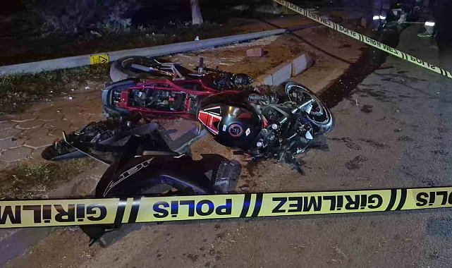 Aydınlatma direğine çarpan motosiklet sürücüsü hayatını kaybetti
