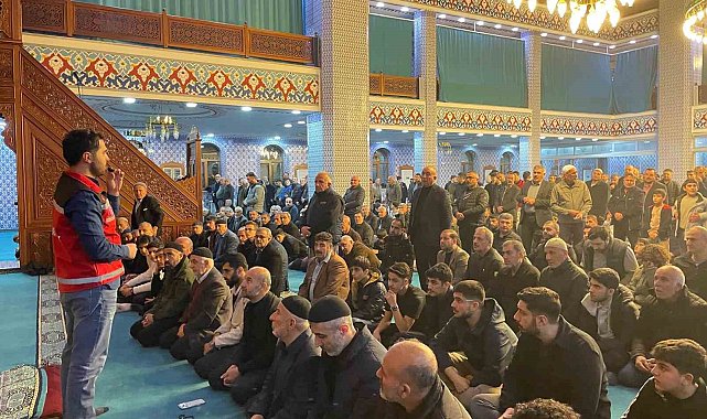 Batman'da teravih öncesi bağımlılıkla mücadele çalışması