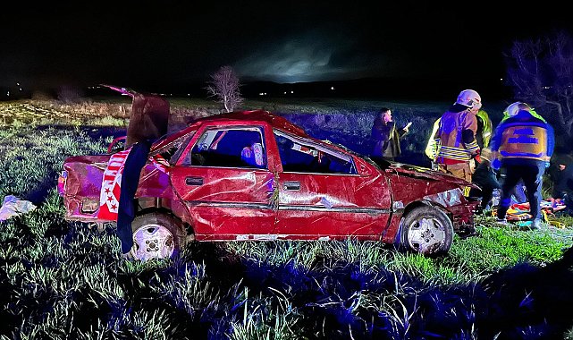 Bayram arifesinde feci kaza: 1 ölü, 1'i ağır 3 yaralı