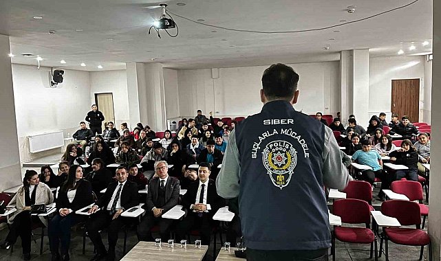 Beyağaç'ta polisten farkındalık eğitimi verildi