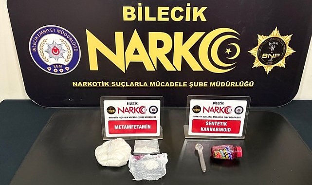 Bilecik'te uyuşturucu operasyonu: 3 gözaltı
