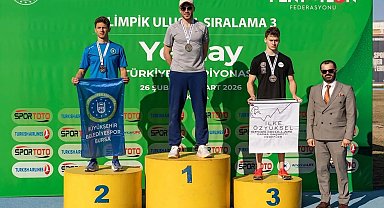 Bursalı sporcu Türkiye ikincisi oldu