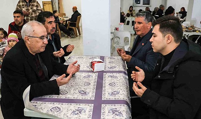 Çameli Belediyesinin iftar sofrası Karabayır'da kuruldu