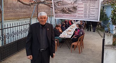 Çanakkale şehitlerinin sofrası Sarıgöl'de kuruldu