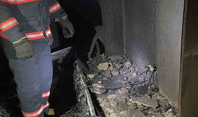 Çankırı'da korkutan ev yangını