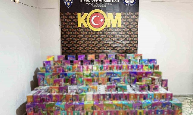 Çay paketleri arasında kaçak sigara sevkiyatı dronlu polis takibine takıldı